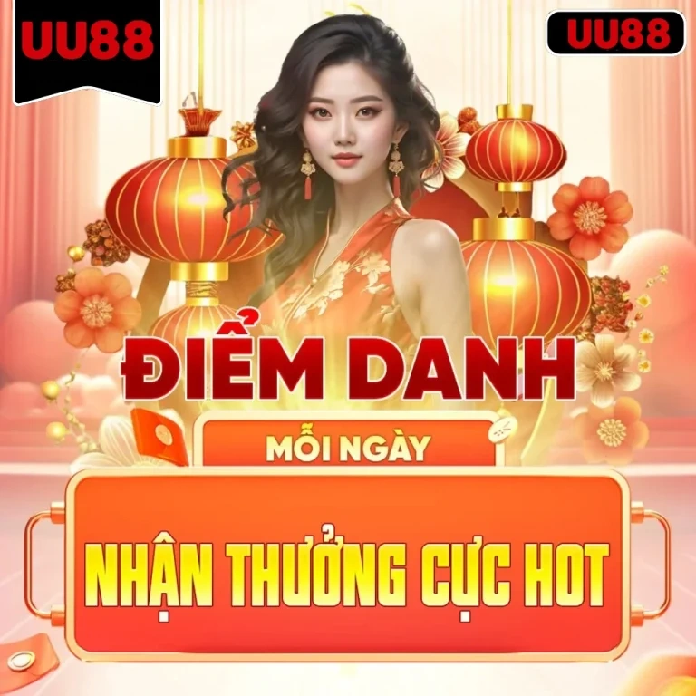 điểm danh uu88 mỗi ngày nhận thưởng cực hot
